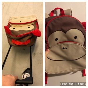 Skip Hop monkey bag set